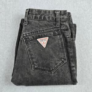 Vintage Georges Marciano for Guess Womens 28x30 Black Mom Fit Jeans Style 15050